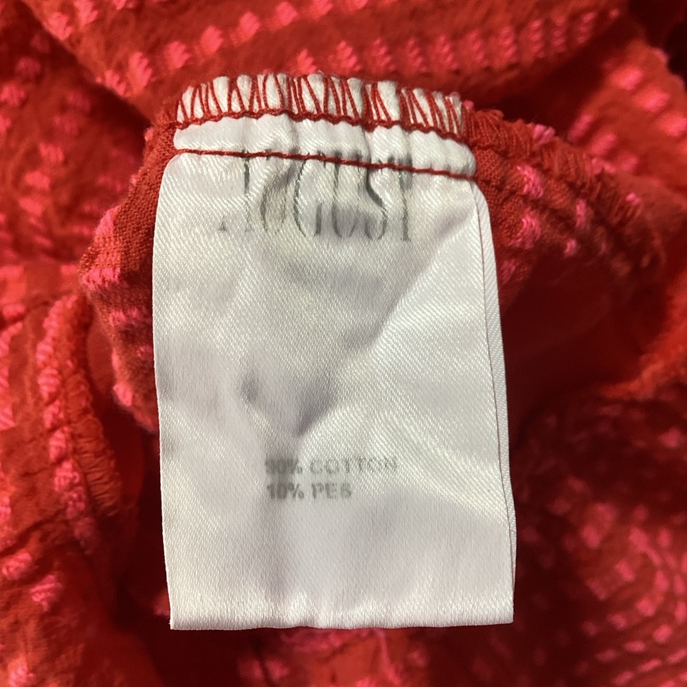 Woman’s Red Sleeveless Tiered Mini Dress - Picture 6 of 10